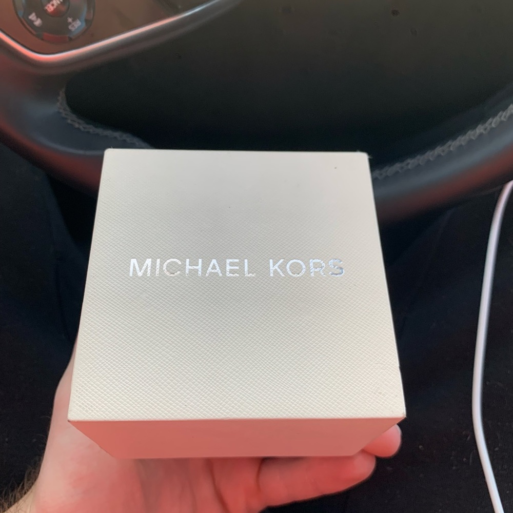 Burgundy Micheal Kors Slim Watch - Picture 3 of 3